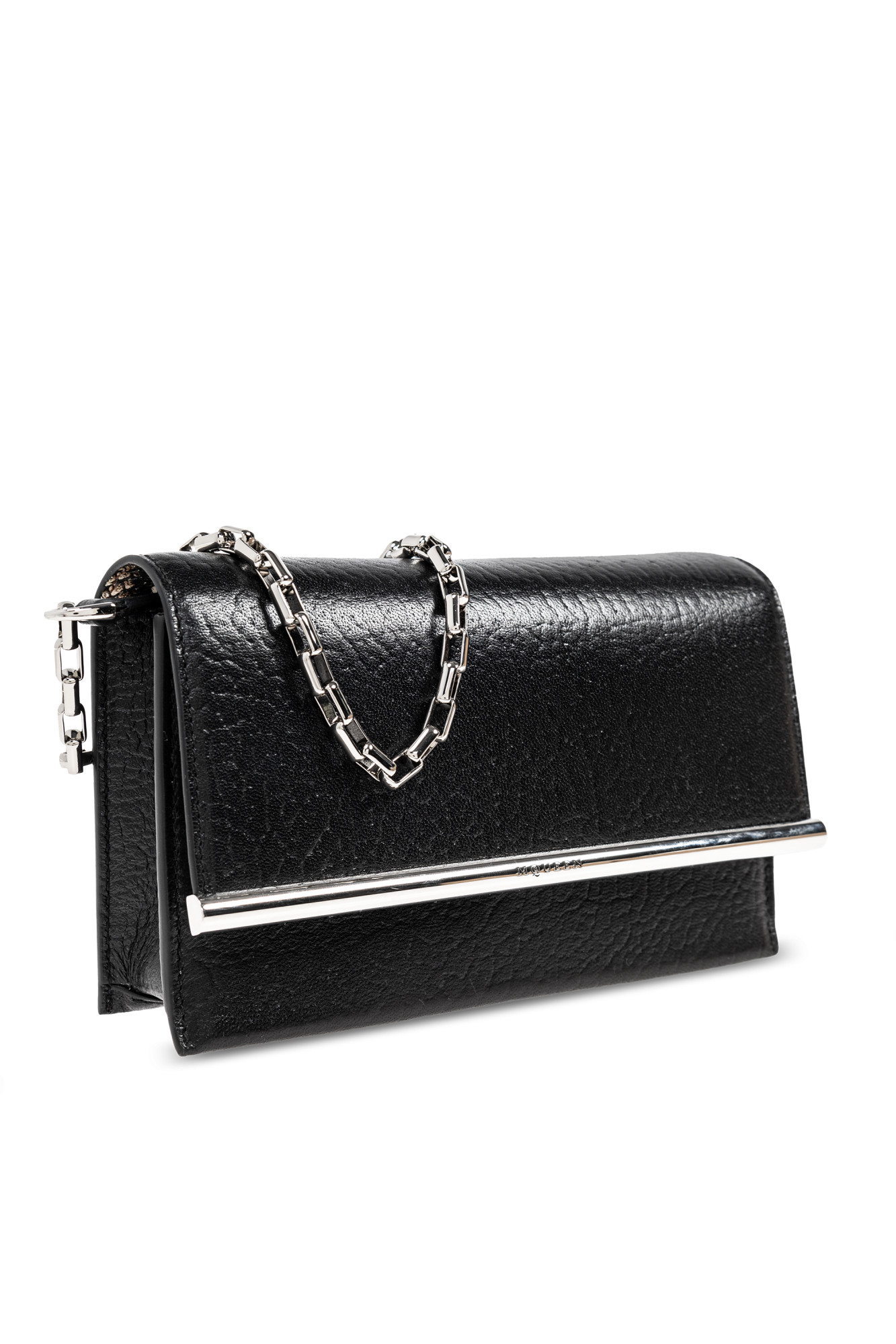 Alexander McQueen Leather clutch T-Bar Mini | Women's Bags